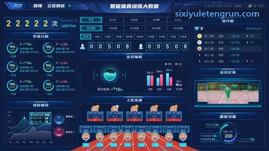 中考体育模拟测试与智能评分系统